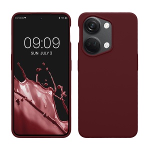 Husa Kwmobile pentru OnePlus Nord 3 5G, Rosu inchis, Silicon, 61766.190 - Img 1