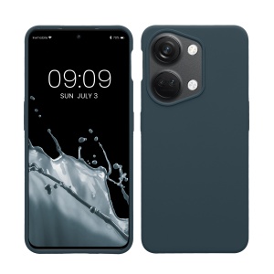 Husa Kwmobile pentru OnePlus Nord 3 5G, Verde inchis, Silicon, 61766.202 - Img 1