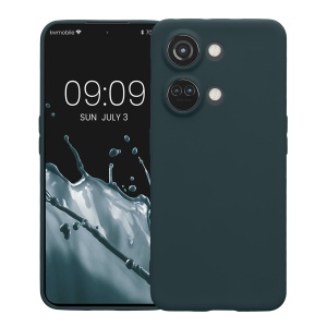 Husa Kwmobile pentru OnePlus Nord 3 5G, Verde inchis, Silicon, 61767.202 - Img 2