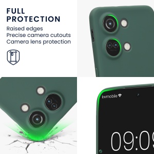 Husa Kwmobile pentru OnePlus Nord 3 5G, Verde, Silicon, 61767.166 - Img 4