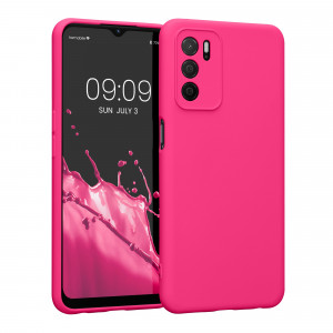 Husa Kwmobile pentru OPPO A16/A16s, Silicon, Roz, 57572.77 - Img 1
