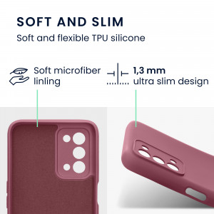 Husa Kwmobile pentru OPPO A74 5G/A54 5G, Silicon, Violet, 57571.167 - Img 3