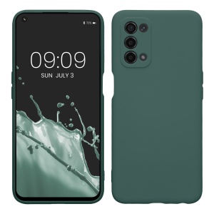Husa Kwmobile pentru OPPO A74 5G/A54 5G, Verde, Silicon, KWM0000157U021C - Img 1