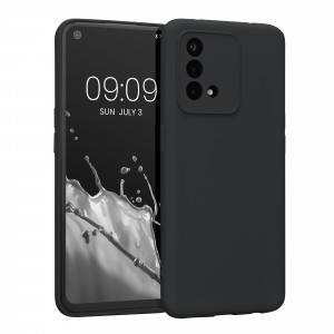 Husa Kwmobile pentru OPPO A74, Silicon, Negru, 58907.47 - Img 1