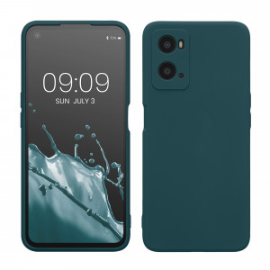 Husa kwmobile pentru OPPO A76, Silicon, Albastru, 59147.57 - Img 1