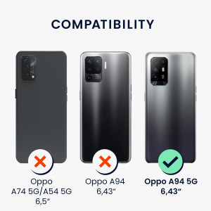 Husa Kwmobile pentru OPPO A94 5G, Silicon, Albastru, 58332.139 - Img 6