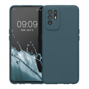 Husa Kwmobile pentru OPPO A94 5G, Silicon, Verde, 58332.57 - Img 2