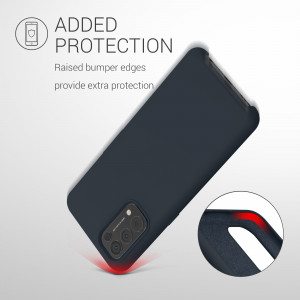Husa Kwmobile pentru OPPO Find X3 Lite, Silicon, Albastru, 55201.186 - Img 6