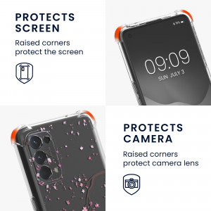 Husa Kwmobile pentru OPPO Find X3 Lite, Silicon, Multicolor, 58583.01 - Img 4