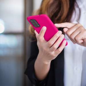 Husa Kwmobile pentru OPPO Find X3 Lite, Silicon, Roz, 55201.77 - Img 8