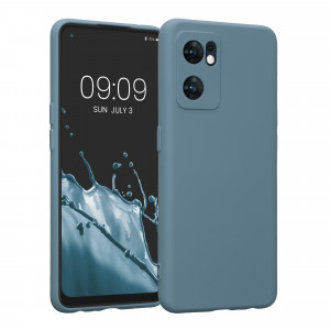 Husa Kwmobile pentru OPPO Find X5 Lite, Silicon, Verde, 57633.207 - Img 1