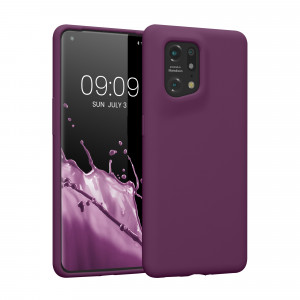 Husa Kwmobile pentru OPPO Find X5, Silicon, Violet, 57629.187 - Img 1