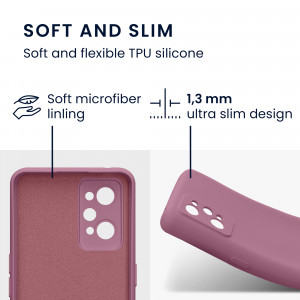 Husa Kwmobile pentru Realme GT Neo 2, Silicon, Violet, 57579.167 - Img 3