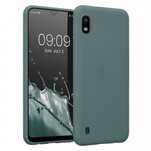 Husa Kwmobile pentru Samsung Galaxy A10, Silicon, Verde, 49814.171 - Img 1