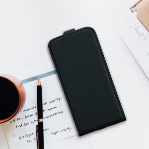 Husa Kwmobile pentru Samsung Galaxy A12, Negru, Piele ecologica/Silicon, KWM000021VO001C - Img 6
