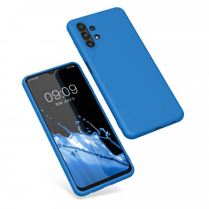 Husa Kwmobile pentru Samsung Galaxy A13, Silicon, Albastru, 57805.228 - Img 2