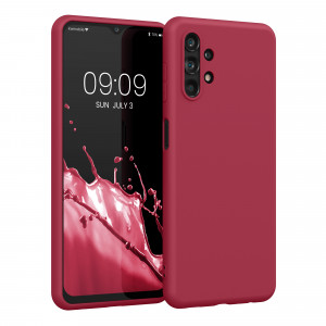 Husa Kwmobile pentru Samsung Galaxy A13, Silicon, Rosu, 57805.229 - Img 1
