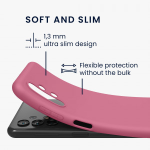 Husa Kwmobile pentru Samsung Galaxy A13, Silicon, Violet, 57805.167 - Img 3