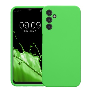 Husa Kwmobile pentru Samsung Galaxy A14 5G, Verde, Silicon, KWM000018GD043C - Img 2