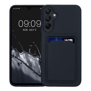 Husa Kwmobile pentru Samsung Galaxy A15 5G, Albastru inchis, Silicon, KWM000021TI002C - Img 2