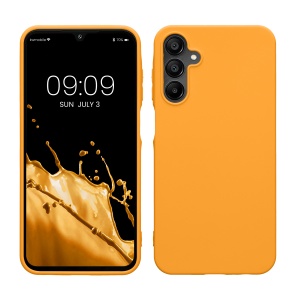 Husa Kwmobile pentru Samsung Galaxy A15 5G, Portocaliu, Silicon, KWM000021MH006C - Img 1