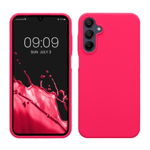 Husa Kwmobile pentru Samsung Galaxy A15 5G, Roz, Silicon, KWM000021MF004C - Img 1