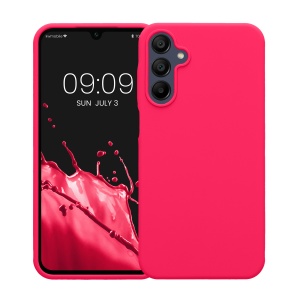 Husa Kwmobile pentru Samsung Galaxy A15 5G, Roz, Silicon, KWM000021MF004C - Img 2
