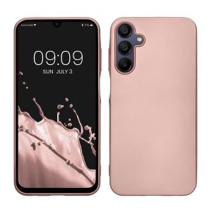 Husa Kwmobile pentru Samsung Galaxy A15 5G, Roz, Silicon, KWM000021MJ001C - Img 1