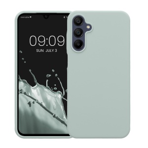 Husa Kwmobile pentru Samsung Galaxy A15 5G, Verde deschis, Silicon, KWM000021MF015C - Img 2