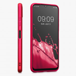 Husa kwmobile pentru Samsung Galaxy A22 5G, Silicon, Roz, 55247.65 - Img 2