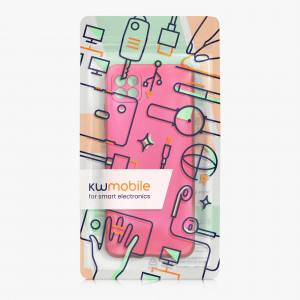 Husa kwmobile pentru Samsung Galaxy A22 5G, Silicon, Roz, 55247.65 - Img 4