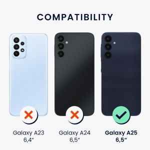 Husa Kwmobile pentru Samsung Galaxy A25, Albastru, Silicon, KWM000021MZ010C - Img 6