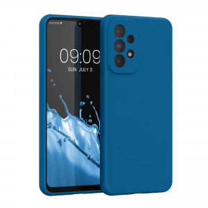Husa Kwmobile pentru Samsung Galaxy A33 5G, Albastru, Silicon, 57833.228 - Img 1