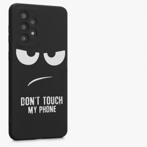 Husa Kwmobile pentru Samsung Galaxy A33 5G, Silicon, Negru/Alb, 58244.01 - Img 8