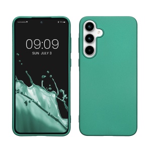 Husa Kwmobile pentru Samsung Galaxy A35, Verde, Silicon, KWM000021PC004C - Img 1