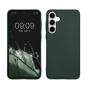 Husa Kwmobile pentru Samsung Galaxy A35, Verde, Silicon, KWM000021PC008C - Img 1