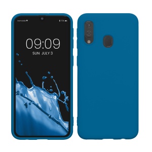 Husa Kwmobile pentru Samsung Galaxy A40, Albastru, Silicon, KWM000009ZX028C - Img 1