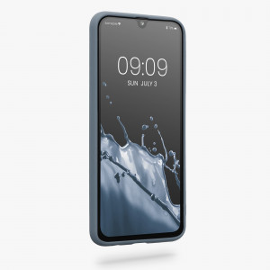Husa Kwmobile pentru Samsung Galaxy A40, Silicon, Albastru, 48547.202 - Img 3