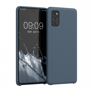 Husa Kwmobile pentru Samsung Galaxy A41, Silicon, Albastru, 52301.202 - Img 1