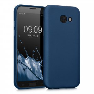 Husa kwmobile pentru Samsung Galaxy A5 (2017), Silicon, Albastru, 57526.64 - Img 1
