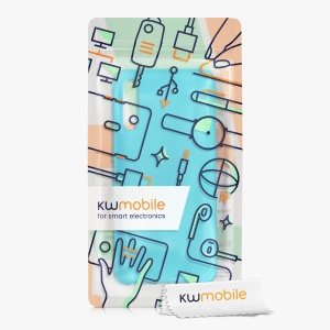 Husa Kwmobile pentru Samsung Galaxy A50, Albastru deschis, Silicon, KWM0000102C036C - Img 7