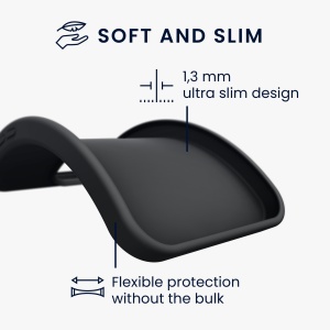 Husa Kwmobile pentru Samsung Galaxy A50, Albastru inchis, Silicon, KWM000009SZ021C - Img 5