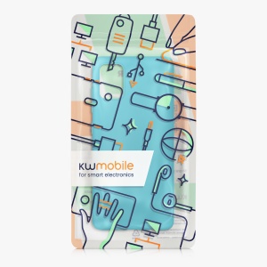 Husa Kwmobile pentru Samsung Galaxy A51, Albastru deschis, Silicon, KWM000010YZ056C - Img 7