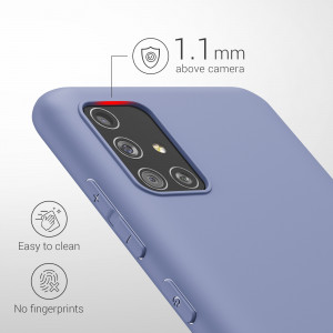 Husa Kwmobile pentru Samsung Galaxy A51, Silicon, Albastru, 51196.130 - Img 4