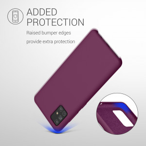 Husa Kwmobile pentru Samsung Galaxy A51, Silicon, Violet, 51197.187 - Img 6