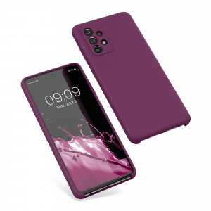 Husa Kwmobile pentru Samsung Galaxy A52/Galaxy A52 5G/Galaxy A52s 5G, Silicon, Violet, 54347.187 - Img 2