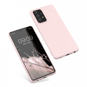 Husa Kwmobile pentru Samsung Galaxy A52/Galaxy A52 5G/Galaxy A52s 5G, Silicon, Roz, 54346.225 - Img 2