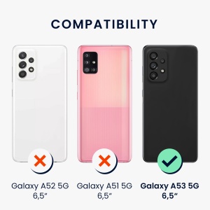 Husa Kwmobile pentru Samsung Galaxy A53 5G, Albastru, Silicon, 57835.104 - Img 5
