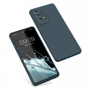 Husa Kwmobile pentru Samsung Galaxy A53 5G, Silicon, Albastru, 57835.202 - Img 2