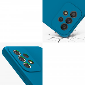 Husa Kwmobile pentru Samsung Galaxy A53 5G, Silicon, Albastru, 57835.224 - Img 8